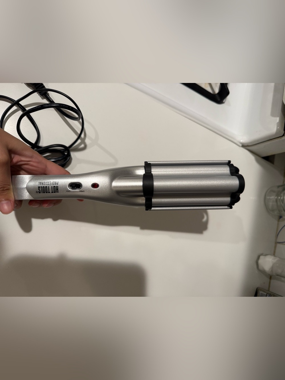 Triple-Barrel Hair Waver in Silver - Women Hair Tool